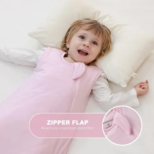 Vista 3 de Mosebears - Saco de dormir unisex de rayón hecho de bambú con cremallera de 2 direcciones, saco de dormir de invierno para bebé de 2.5 tog