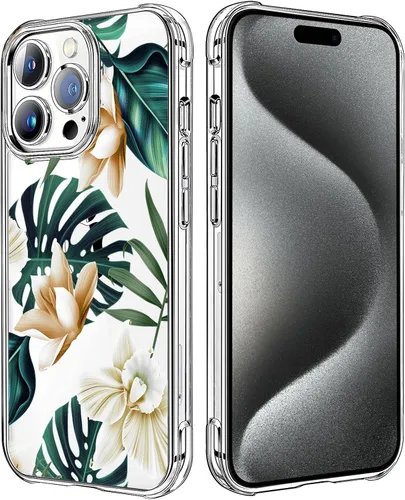 Vista 143 de Funda transparente de girasol compatible con iPhone SE 2022 SE 2020 7 8, funda trasera floral para niñas y mujeres, funda protectora transparente