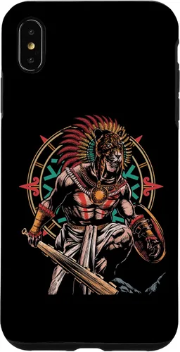 Vista 11 de Funda para iPhone 11 Pro Max Aztec Jaguar Ancient Warrior Native Mexican Mythology Case