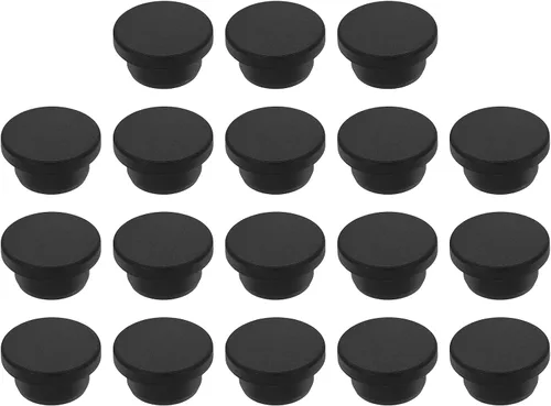 Vista 67 de MECCANIXITY - Tapones de silicona en forma de T (26mm, 1 pulgada de diámetro), color negro