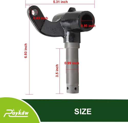 Vista 5 de Roykaw EZGO TXT - Conjunto de husillo para modelos de carrito de golf eléctrico y gas 2001 en adelante, lado del conductor, reemplaza al OEM #