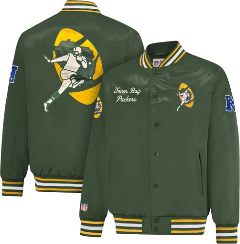 Vista 43 de Ultra Game Chaqueta de satén oficial de la NFL Supreme Heritage para hombre