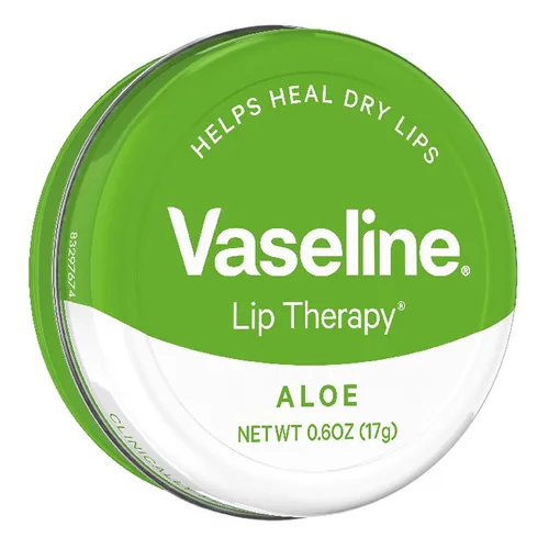 Vista 3 de Vaseline Lip Therapy lata de Bálsamo de Labios, 0,6 onzas (2 unidades)., paquete de de 1, Aloe Vera