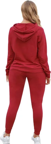 Vista 4 de Fixmatti - Sudadera deportiva con capucha y bolsillo frontal para mujer, 2