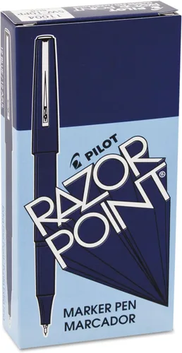 Vista 2 de Bolígrafos Pilot, de la gama Razor Point y de punta extrafina, Azul