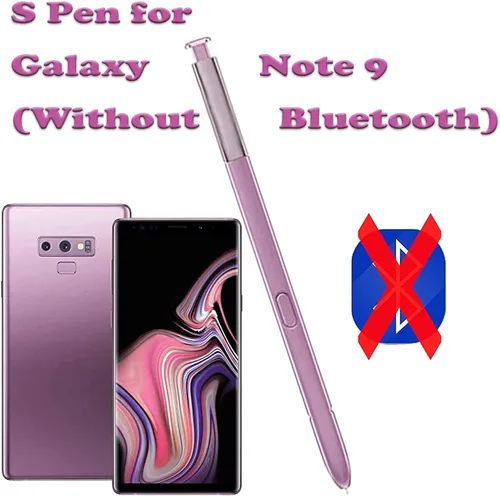 Vista 2 de 2 lápices capacitivos Galaxy Note 9 de repuesto sin Bluetooth Stylus Touch S Pen para Samsung Galaxy Note 9 N960 todas las versiones (morado lavanda)