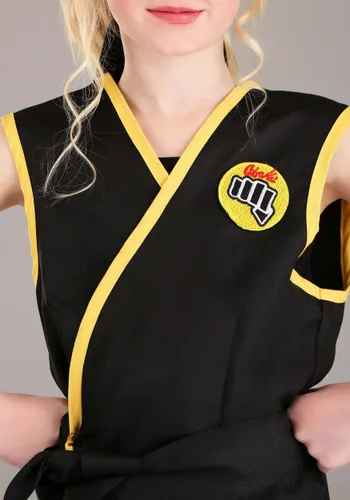Vista 6 de Disfraz de Karate Kid Cobra Kai para Niñas Multicolor
