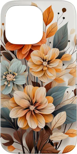 Vista 21 de Cute Fall Flower Sublimation Clipart Autumn Leaves Case for iPhone 17