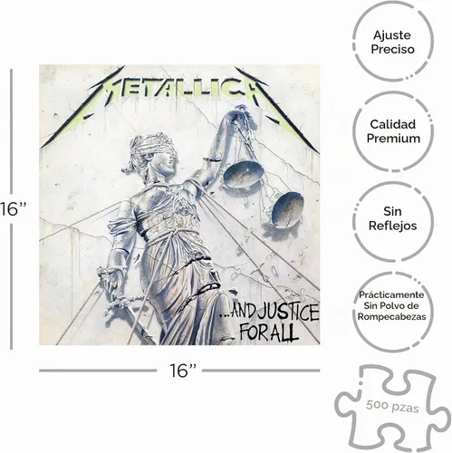 Vista 2 de Metallica and Justice for All (rompecabezas de 500 piezas) - Mercancía