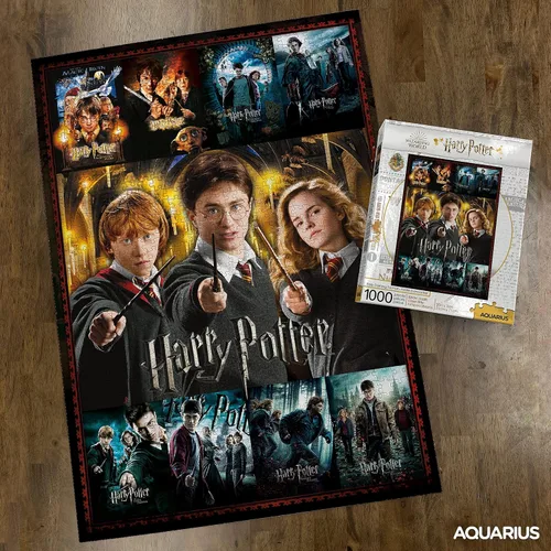Vista 3 de AQUARIUS Collage de pósteres de película de rompecabezas de Harry Potter (rompecabezas de 1000 piezas) – Mercancía y coleccionables de Harry Potter