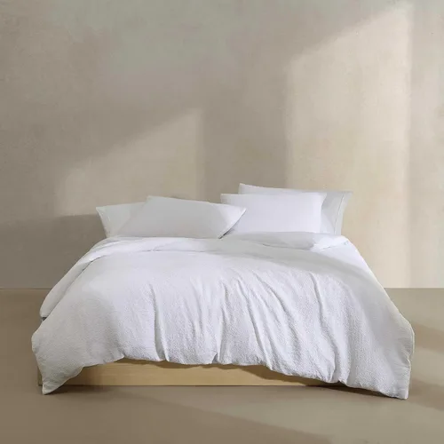 Vista 11 de Calvin Klein - Juego de funda de edredón tamaño Queen, ropa de cama texturizada súper suave con fundas a juego, decoración reversible del hogar