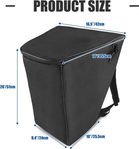 Vista 6 de Bolsa de maletero delantera para Spyder RT, organizador de frunk, bolsas de equipaje, bolsa de almacenamiento de carga extraíble, accesorios