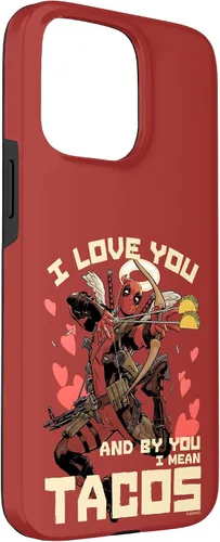 Vista 71 de Marvel Deadpool I Love You and by You I Mean Tacos - Carcasa para iPhone 17