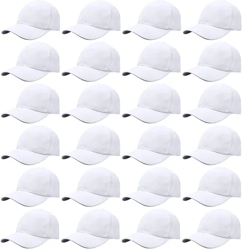 Vista 29 de Falari - 24/144 unidades de gorra de béisbol unisex, lisa y de tamaño ajustable, venta al por mayor Paquete de 144 verde militar