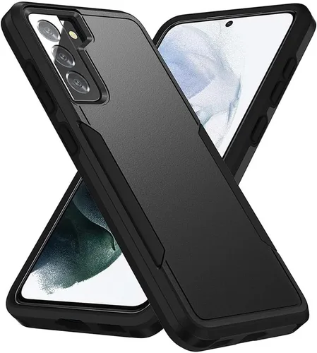 Vista 22 de Funda para Samsung Galaxy S21 (no para S21 Plus y S21 Ultra), resistente, a prueba de golpes, de grado militar, soporte de carga inalámbrica