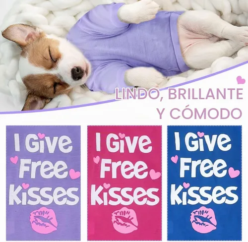 Vista 7 de PETCARE Paquete de 3 camisas para perros pequeños, ropa para cachorros, camisetas de algodón suave de manga corta para perros pequeños, niñas