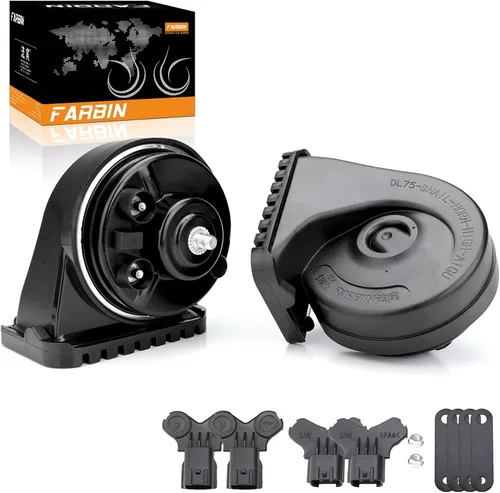 Vista 16 de FARBIN Bocina de Reemplazo para Bocina de Auto Ford Compatible con Ford f150 f250 focus con Convertidor de Enchufe 1 a 2