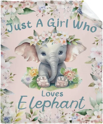 Vista 21 de Manta de elefante con globos, manta de franela súper suave y ligera para niños, adultos, adecuada para sofá, cama, campamento, viajes, todas