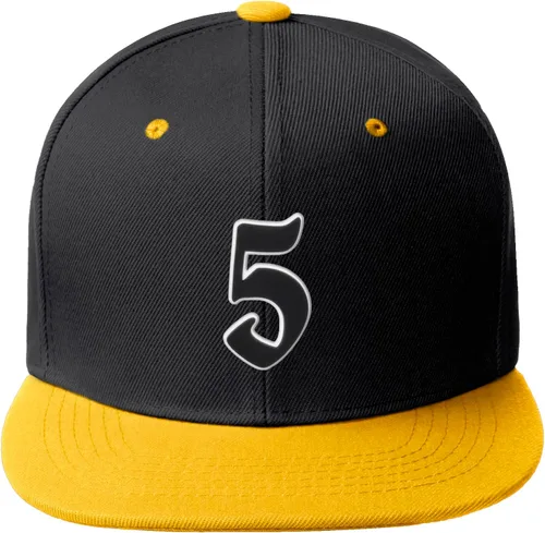 Vista 623 de Daxton Gorra clásica con visera de billete plano con letras del alfabeto inglés antiguo de la A a la Z