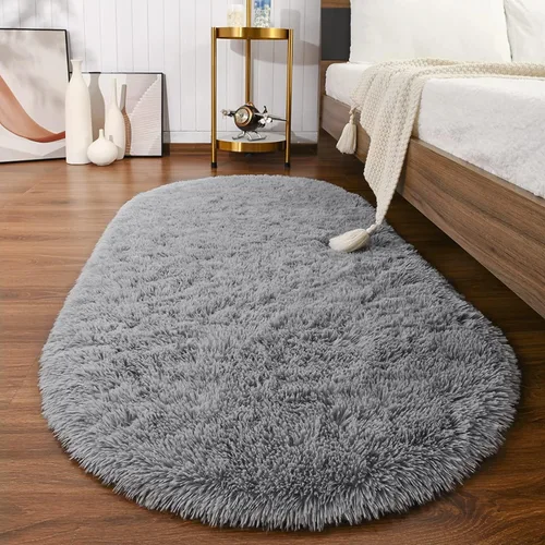Vista 15 de Softlife Alfombras Esponjosas para Dormitorio, Alfombra de Área Peluda Bonita para Niñas y Niños Habitación de Bebé Decoración del Hogar, 2 x 5 Pies