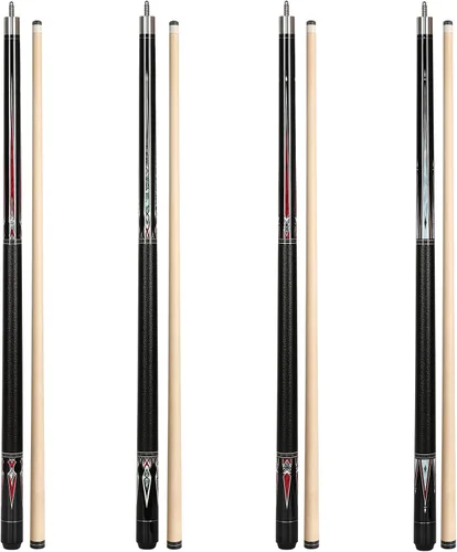 Vista 14 de Juego de tacos de billar LOTKEY de 4/3 / 2/1 - 1.47 m 18~21 oz con madera de arce canadiense, tacos de billar profesionales duraderos para jugadores