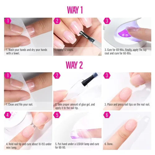 Vista 7 de CHUCHU Fortalecedor de uñas y reparación para mujeres: endurecedor extra fuerte blanco lechoso y tratamiento de crecimiento para pelar uñas finas