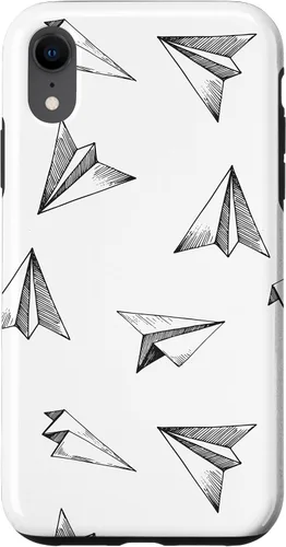 Vista 25 de Papel Avión Patrón Avión Avión Aviación Aviación Caso para iPhone 17