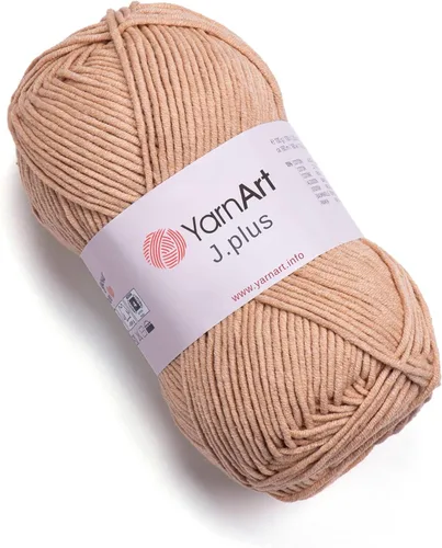 Vista 21 de YarnArt Jeans Plus - Hilo de mezcla de algodón suave, 100g (3.5 onzas), 160m (174 yardas), 55% algodón, 45% acrílico, grosor medio #4, ideal