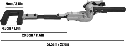 Vista 3 de Recolector de frutas, 1.024 in, 9 dientes, recogedor de residuos de aleación de aluminio, máquina de recogedor de aceitunas, herramienta ligera