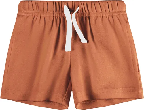 Vista 2 de Pantalones cortos de algodón de color sólido para bebés, niños y niñas