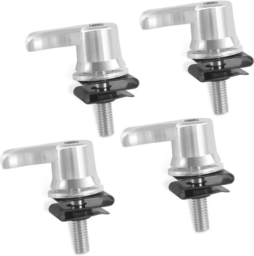 Vista 7 de Hardware de montaje de alforjas Sistema de bloqueo antirrobo para Harley Touring Road Street Glide Electra 1992-2025