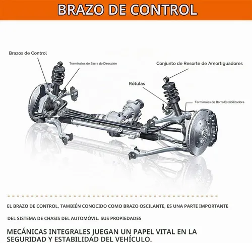 Vista 3 de B32H-34-350 Brazo de control inferior delantero izquierdo
