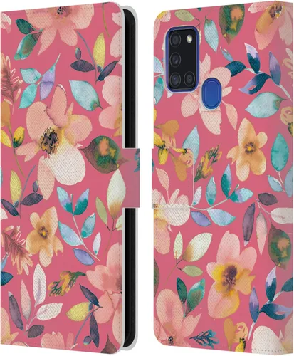 Vista 156 de Head Case Designs Officially Licensed Ninola Butterfly Nature Spring Floral Leather Wallet Case Compatible with Samsung Galaxy A07 4G