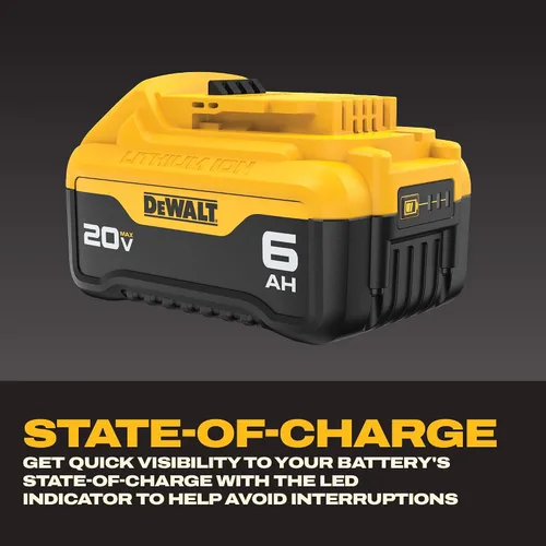 Vista 5 de DeWalt DCB206-2 20V máx 6.0Ah batería de ion de litio, 2