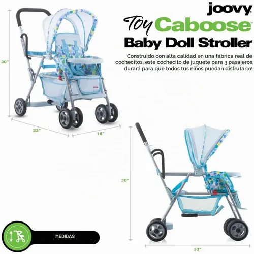 Vista 2 de Carriola para muñecas de juguete cabús de Joovy , Azul