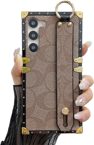 Vista 18 de Funda protectora anticaídas diseñada para Samsung Galaxy S23 Ultra de 6.8 pulgadas (marrón)