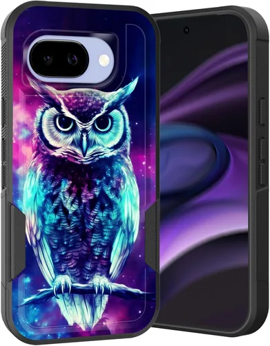 Vista 59 de Funda para Pixel 6A, Híbrida de Doble Capa de Servicio Pesado Resistente a Prueba de Golpes PC Duro + Funda Protectora de Silicona Suave para Google