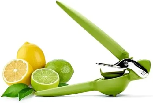 Vista 9 de Chef'n FreshForce - Exprimidor de cítricos de limón, prensa manual con potencia de doble engranaje para una máxima extracción de jugo, duradero