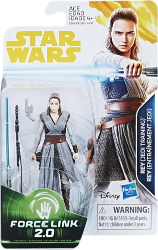 Vista 2 de Star Wars Rey (Jedi Training) Force Link 2.0 Figura de acción