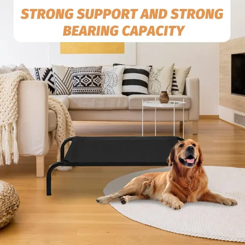 Vista 4 de Ipetboom Cama para mascotas de malla para gatos, hamaca transpirable para mascotas, hamaca elevada para perros, cubierta elevada para gatos