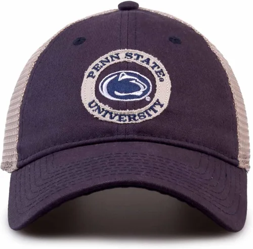 Vista 52 de The Game NCAA Snapback - Parche de malla - Comodidad clásica - Tamaño ajustable - Deja que todos sepan a qué equipo apoyas School seal patch with