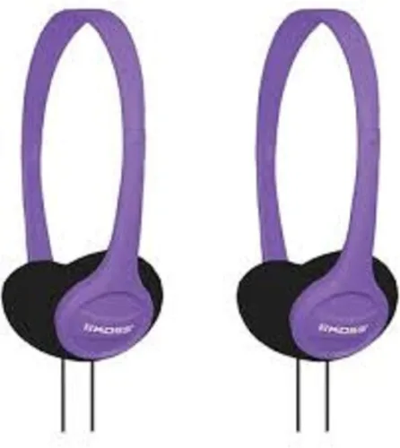 Vista 3 de Audífonos Koss portátiles Violeta