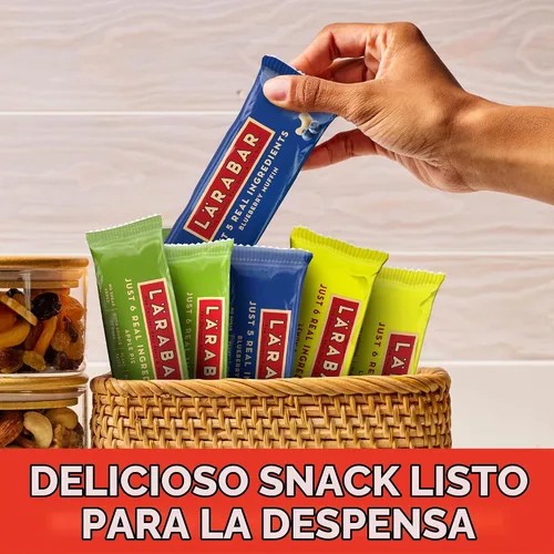 Vista 7 de LARABAR - Paquete variado de barras de frutas y nueces, 18 unidades (1.6 onzas cada una), pastel de manzana y limón, veganas, sin gluten, sin