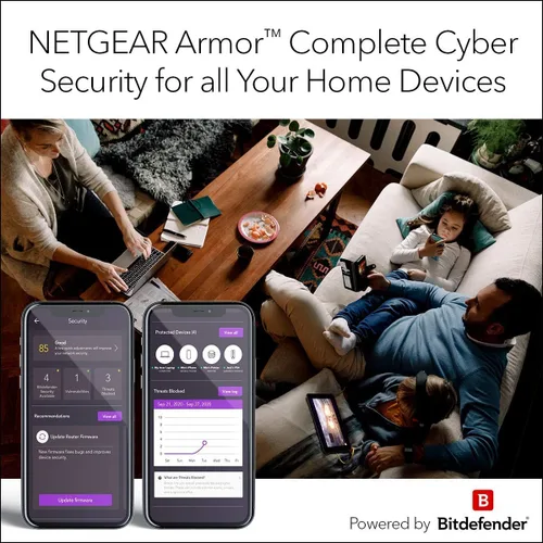 Vista 4 de NETGEAR R6700 Nighthawk AC1750 Router WiFi inteligente de doble banda, Gigabit Ethernet (R6700) (renovado)