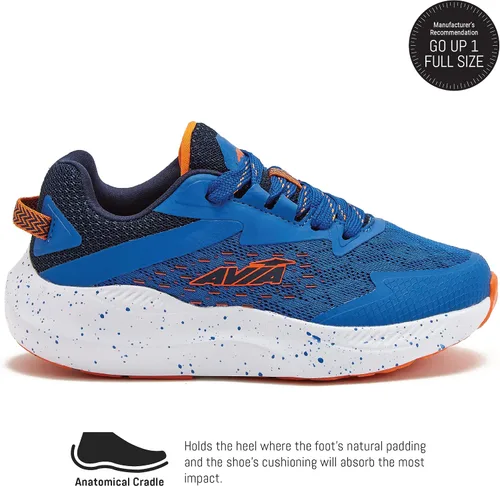 Vista 2 de Avia Avi-Storm - Tenis para niños, tenis ligeros, atléticos, para correr, para niños pequeños, niños pequeños y grandes, tallas 11 a 6