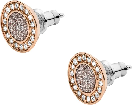 Vista 2 de Fossil - Pulsera de acero inoxidable para mujer, color oro rosa