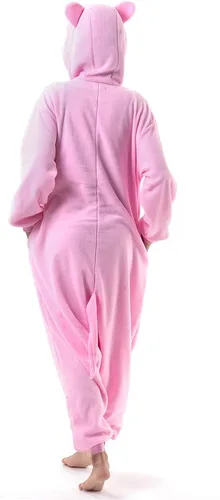 Vista 4 de Beauty Shine Unisex Adult Onesie Pajamas, Cartoon Costume Halloween Christmas Sleepwear Jumpsuit Plush Cosplay