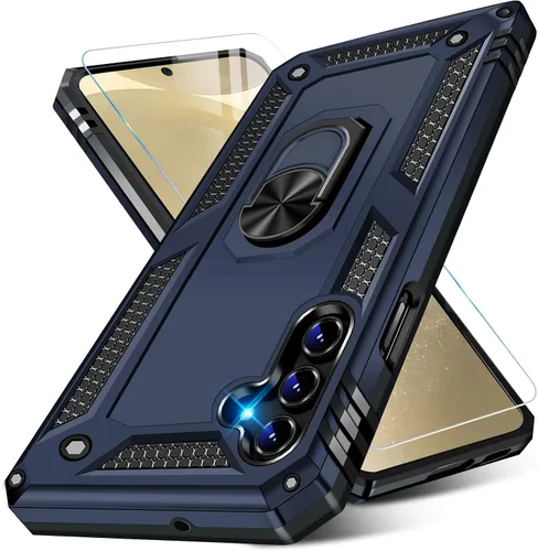 Vista 41 de Funda para Samsung Galaxy S21 5G resistente con protector de pantalla integrado, armadura dura, funda anticaída militar para Samsung S21 5G 6.2 2021