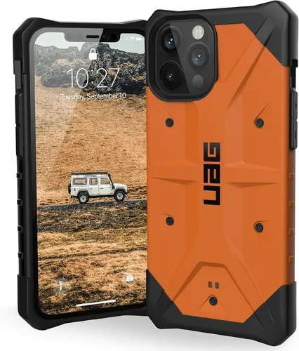 Vista 22 de URBAN ARMOR GEAR [U] by UAG - Funda protectora diseñada para iPhone 12 Pro Max [pantalla de 6.7 pulgadas] ancla que absorbe los golpes, ajuste Ancla