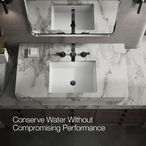 Vista 10 de Kohler 77968-BL Components - Caño para grifo de lavabo con diseño de cinta, 1.2 gpm, color negro mate